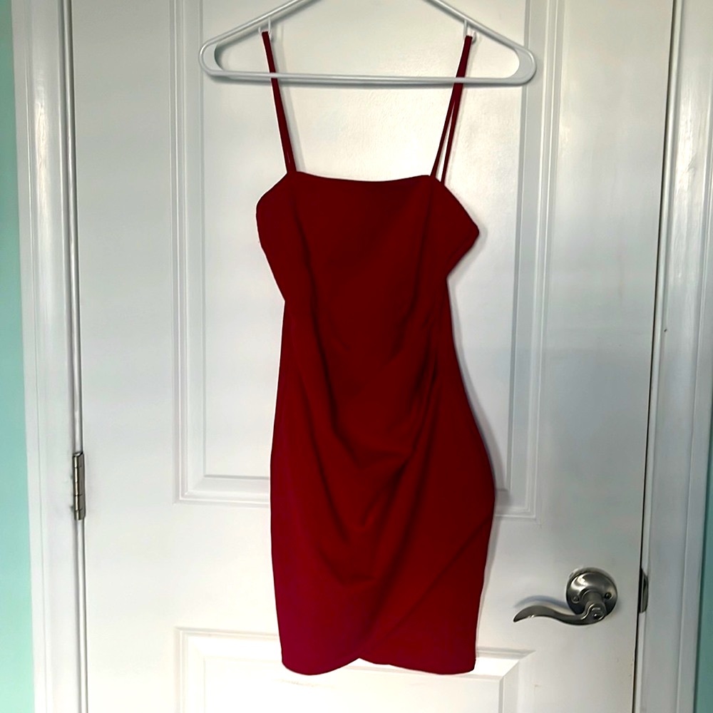 Red homecoming dress